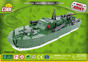 Handleiding Cobi set 2377 Small Army WWII Motor torpedo boat PT-109