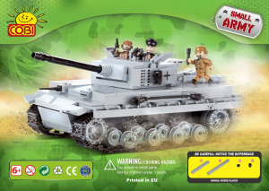 Hướng dẫn sử dụng Cobi set 2436 Small Army WWII Tiger