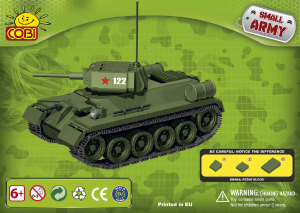 Посібник Cobi set 2438 Small Army WWII T-34
