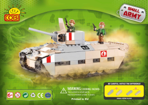 Manual Cobi set 2439 Small Army WWII Matilda MKII