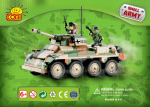 Kullanım kılavuzu Cobi set 2446 Small Army WWII Sd.Kfz. 234/2 Puma