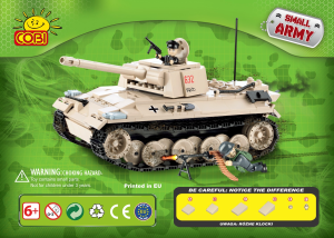 Manuál Cobi set 2447 Small Army WWII Panther