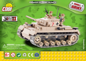 Kullanım kılavuzu Cobi set 2451 Small Army WWII Panzer III ausf. J