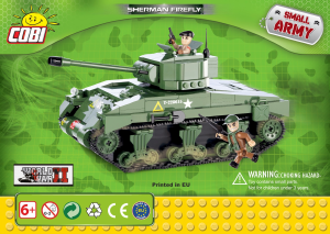 Bedienungsanleitung Cobi set 2453 Small Army WWII M4A4 Sherman Firefly