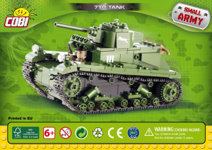 Návod Cobi set 2456 Small Army WWII 7TP