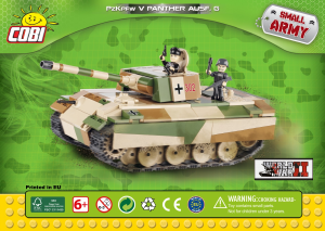 Kullanım kılavuzu Cobi set 2466 Small Army WWII Panzer V Panther ausf. G