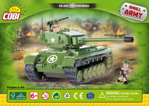 Käyttöohje Cobi set 2471 Small Army WWII M-26 Pershing