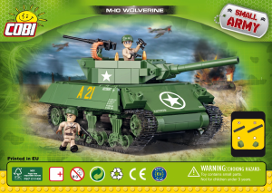 Käyttöohje Cobi set 2475 Small Army WWII M-10 Wolverine