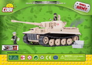 Manuale Cobi set 2477 Small Army WWII Tiger 131