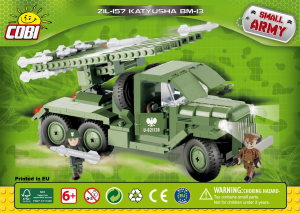 Instrukcja Cobi set 2479 Small Army WWII Zil-157 Katyushza BM-13