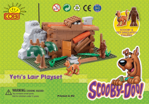 Handleiding Cobi set 23230 Scooby Doo Domein van de Yeti