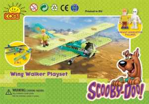 Handleiding Cobi set 23250 Scooby Doo Dubbeldekkervliegtuig