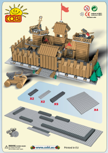 Bedienungsanleitung Cobi set 23999 Romans & Barbarians Festung