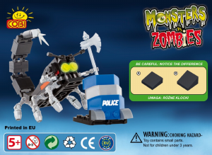 Manual Cobi set 28081 Monsters vs Zombies Monster scorpion