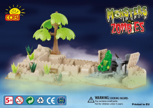 Handleiding Cobi set 28140 Monsters vs Zombies Beest van de Bayou