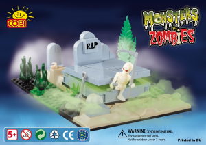 Manual Cobi set 28141 Monsters vs Zombies Graveyard