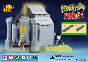 Manual Cobi set 28250 Monsters vs Zombies Haunted crypt