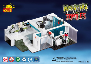 Manual Cobi set 28251 Monsters vs Zombies Laboratory of doom
