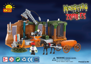 Manual Cobi set 28252 Monsters vs Zombies Laboratory