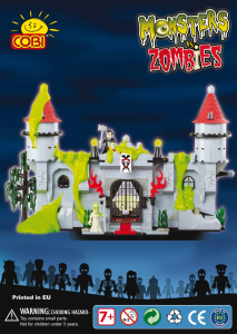 Manual Cobi set 28600 Monsters vs Zombies Vampire castle