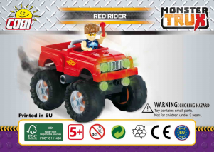 Manual Cobi set 20050 Monster Trux Red rider