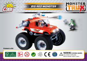 Manual Cobi set 20054 Monster Trux Big red monster