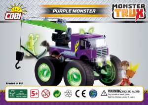 Bedienungsanleitung Cobi set 20055 Monster Trux Monster Truck Violett