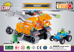 Manual Cobi set 20058 Monster Trux Dino trux