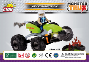 Manual Cobi set 20059 Monster Trux ATV competition