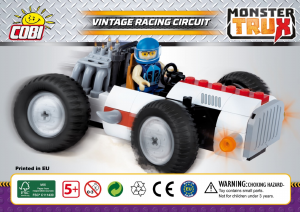 Manual Cobi set 20060 Monster Trux Vintage racing circuit