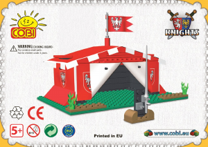 Manual Cobi set 27152 Knights Tent