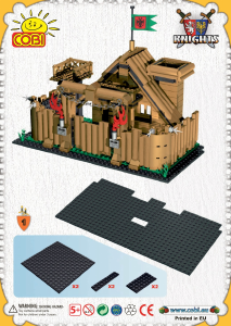 Handleiding Cobi set 27451 Knights Fort