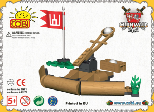 Manual Cobi set 27050 Grunwald Catapult