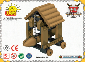 Manual Cobi set 27100 Grunwald Siege wagon