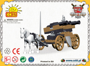 Manual Cobi set 27103 Grunwald Cannons