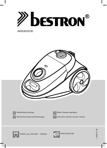 Manual Bestron ABG300SOE Optimo Vacuum Cleaner