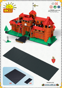 Manual Cobi set 27700 Grunwald Castle