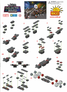Bedienungsanleitung Cobi set 1371 Galactic Wars Monster - Mega destroyer