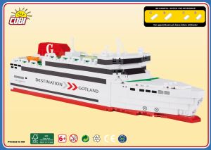 Handleiding Cobi set 01281 Ferries Destination Gotland II