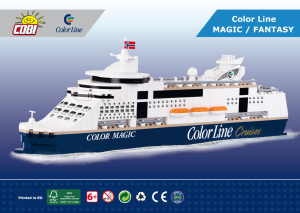 Manual Cobi set 01284 Ferries Color Line