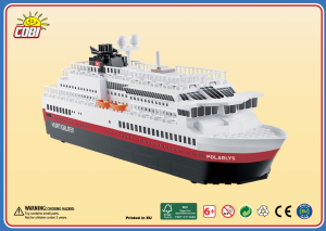 Vadovas Cobi set 01301 Ferries Hurtigruten