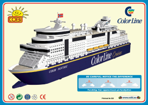 Manual Cobi set 01925 Ferries Color Line