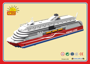 Rokasgrāmata Cobi set 69120 Ferries Viking Line