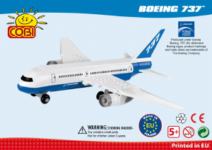 Manual Cobi set 26170 Boeing 737