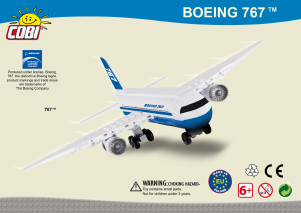 Manual Cobi set 26205 Boeing 767