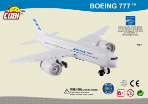 Návod Cobi set 26261 Boeing 777