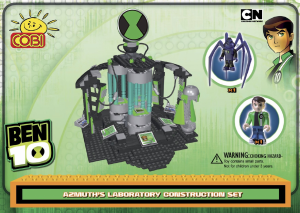 Manual Cobi set 28450 Ben 10 Laboratory