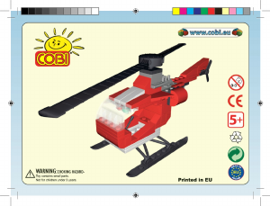 Manual Cobi set 1425 Action Town Rescue helicopter