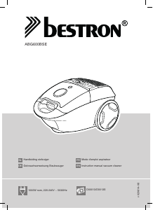 Mode d’emploi Bestron ABG600BSE Technico Aspirateur