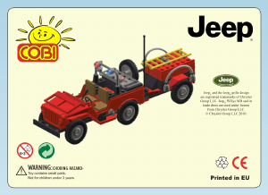 Bedienungsanleitung Cobi set 1431 Action Town Feuerwehr Jeep